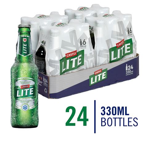 castle lite 24 x 330ml.